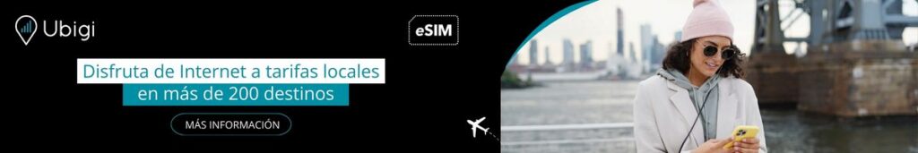 Prepare sus viajes al extranjero con los paquetes Ubigi eSIM