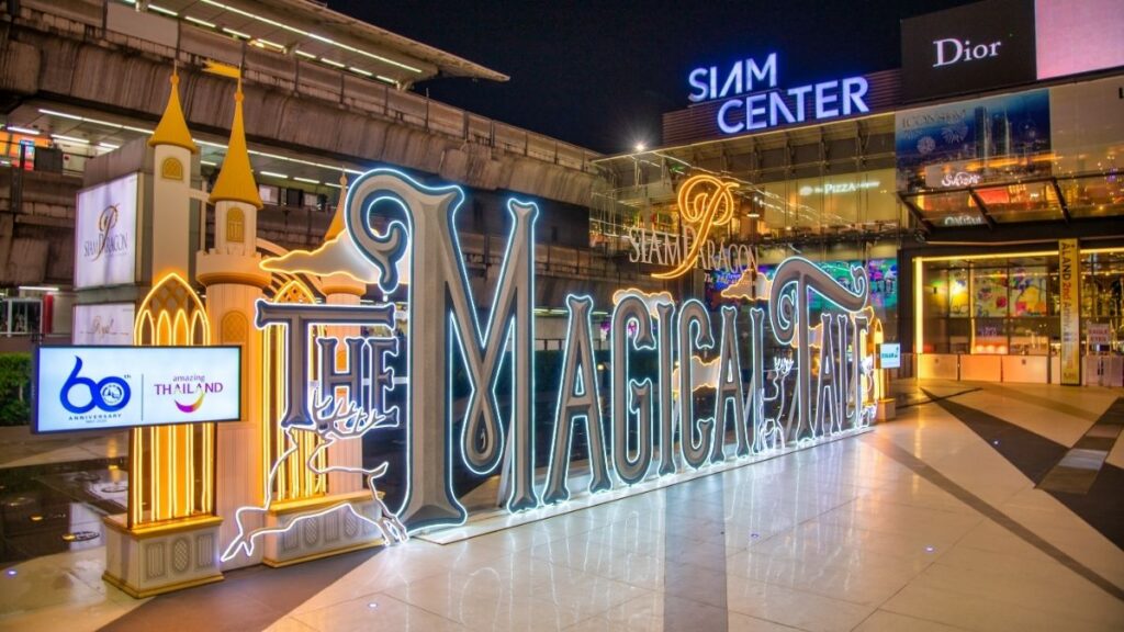 Rimanete connessi con Ubigi eSIM per lo shopping nel quartiere Siam di Bangkok