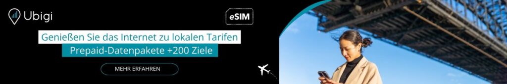 Bleiben Sie mit Ubigi eSIM in über 200 Ländern für Ihren Hyrox in Verbindung