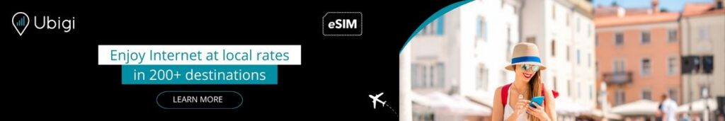 Stay connected in Italy woth Ubigi eSIM data plans