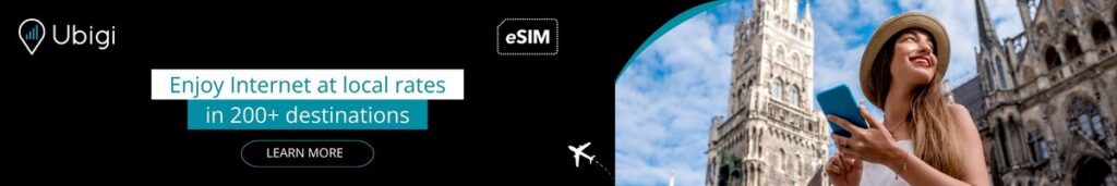 Plan ahead of your trip with Ubigi eSIM data plans
