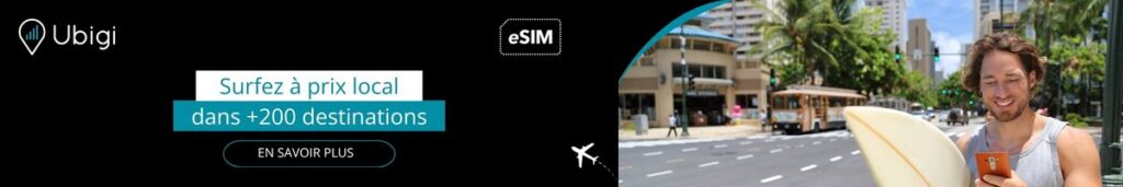 Pour un voyage sans stress, planifiez à l'avance avec les plans de données Ubigi eSIM