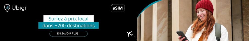 Restez connecté à l'étranger avec Ubigi eSIM