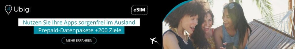 Bleiben Sie auf den Bahamas mit Ubigi eSIM-Datentarifen in Verbindung