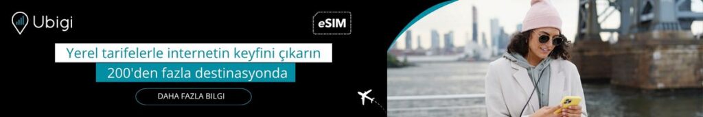 Ubigi ile eSIM veri planınızı ayırtın