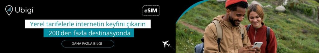 Ubigi ile eSIM veri planınızı ayırtın