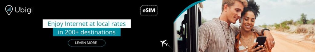 Plan aead of your safari trip with Ubigi eSIM data plans