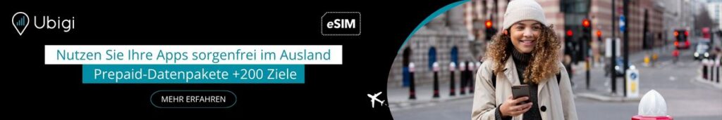 Mit Ubigi eSIM-Datentarifen in den USA in Verbindung bleiben