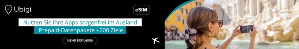 Bleiben Sie in Italien mit Ihrer Ubigi-eSIM in Verbindung