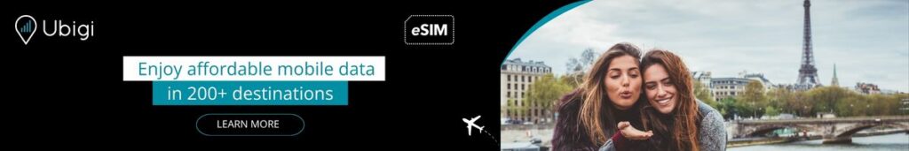 Get your Ubigi data plan for France 