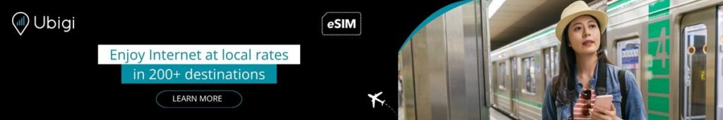 Get your Ubigi eSIM for Europe 