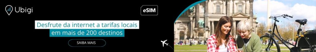 Fique conectado durante sua estadia na França graças aos planos de dados eSIM da Ubigi