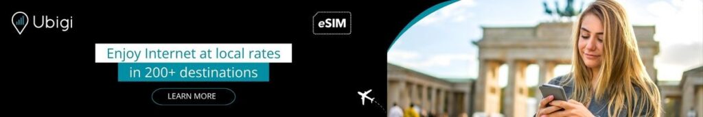 Get your Ubigi eSIM for Germany 