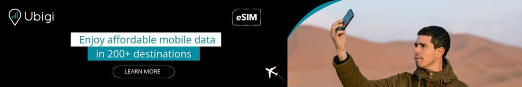 Plan ahead of your trips with Ubigi eSIM