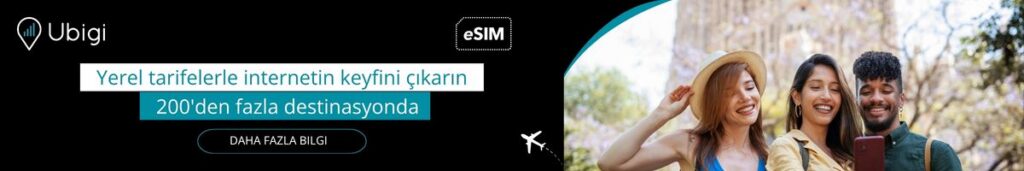 Ubigi eSIM veri paketleriyle İspanya seyahatinizi önceden planlayın