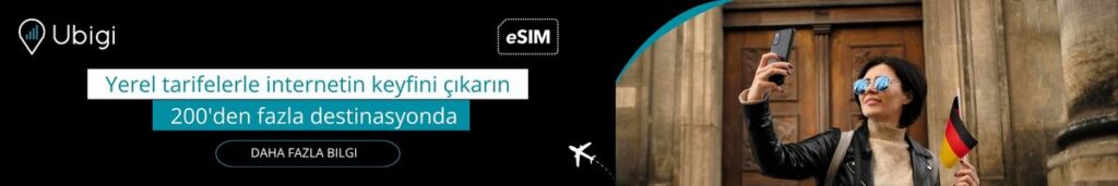 Ubigi eSIM veri paketleriyle Almanya seyahatinizi önceden planlayın