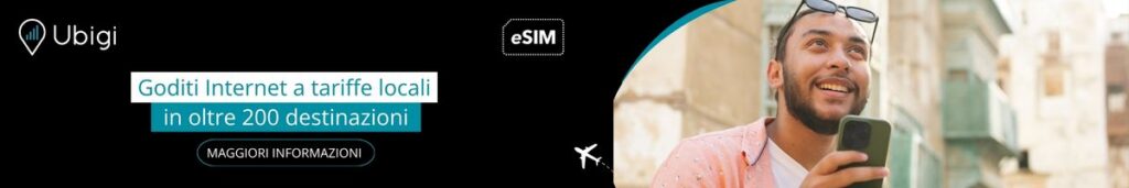 Organizzate i vostri viaggi in anticipo con l'eSIM Ubigi