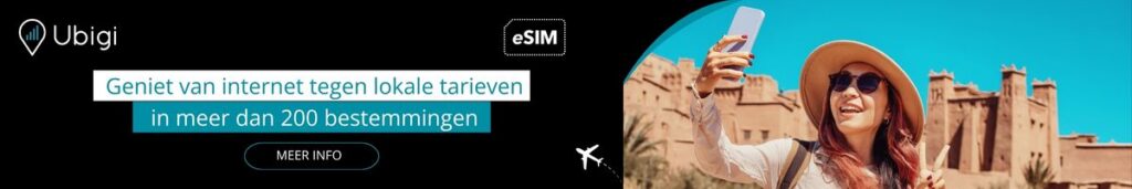 Plan je reizen van tevoren met Ubigi eSIM