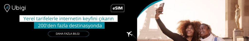 Ubigi ile eSIM veri paketinizi satın alın