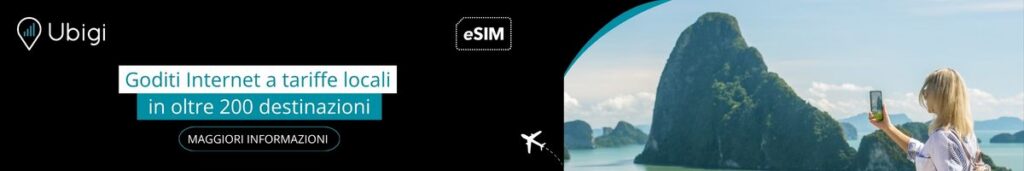 Prenota il tuo pacchetto dati eSIM con Ubigi per la Thailandia