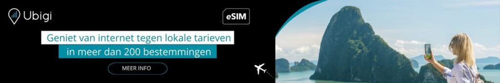 Boek je eSIM-datapakket bij Ubigi
