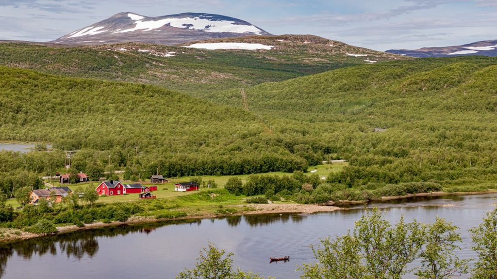 Visita los lugares para observar la aurora boreal en Finlandia: la frontera de Utsjoki
