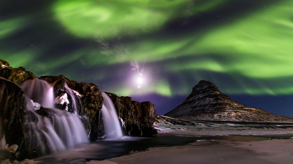 As auroras boreais na cultura e no folclore islandês