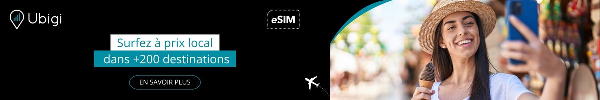 Organisez votre connexion Internet pendant votre voyage avec l'eSIM Ubigi