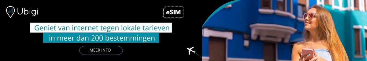 Blijf tijdens je reis verbonden met Ubigi eSIM