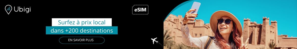 Organisez votre voyage au Maroc avec l'eSIM Ubigi