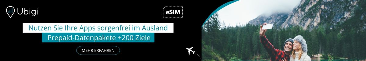 Planen Sie Ihre Reise mit Ubigi eSIM
