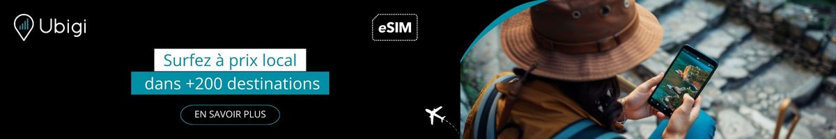 Organisez votre connexion Internet pendant votre voyage avec l'eSIM Ubigi