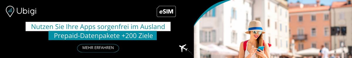 Planen Sie Ihre Reise nach Italien mit der Ubigi eSIM