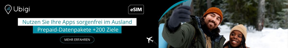 Bleiben Sie während Ihrer Reise mit Ubigi eSIM in Verbindung