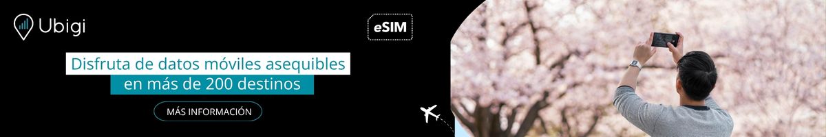Mantente conectado durante tu viaje con la eSIM de Ubigi