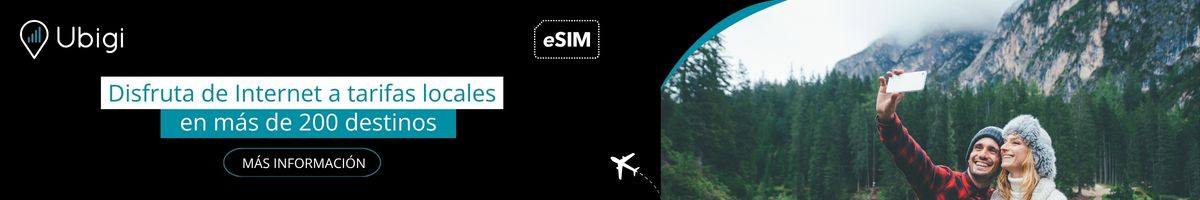 Mantente conectado durante tu viaje con la eSIM de Ubigi