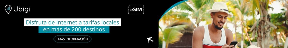 Mantente conectado durante tu viaje con la eSIM de Ubigi
