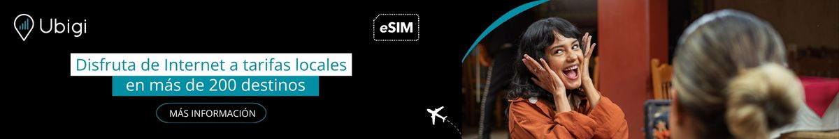Mantente conectado durante tu viaje con la eSIM de Ubigi