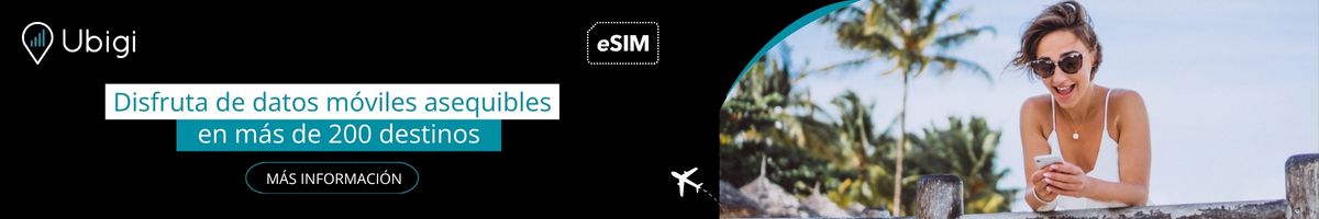 Mantente conectado durante tu viaje con la eSIM de Ubigi