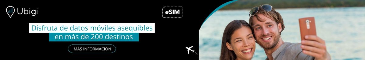Mantente conectado durante tu viaje con la eSIM de Ubigi