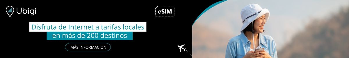 Mantente conectado durante tu viaje con la eSIM de Ubigi