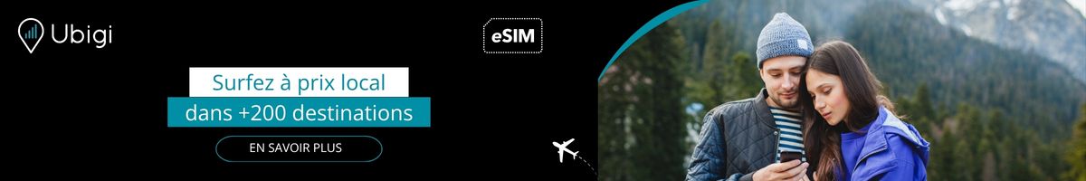 Restez connecté pour vos voyages avec Ubigi eSIM