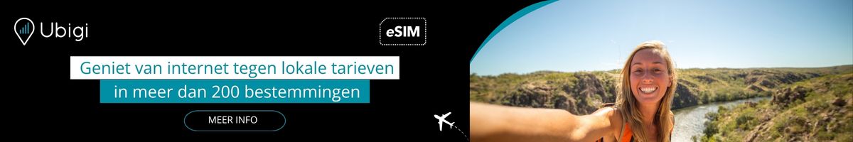 Blijf tijdens je reis verbonden met Ubigi eSIM