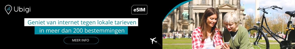 Blijf tijdens je reis verbonden met Ubigi eSIM