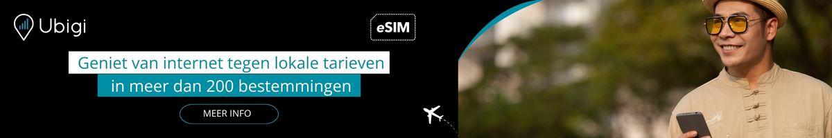 Blijf tijdens je reis verbonden met Ubigi eSIM