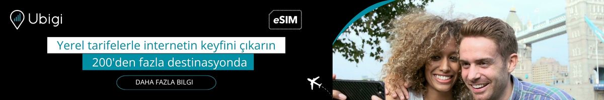 Ubigi eSIM ile seyahatiniz boyunca bağlantıda kalın