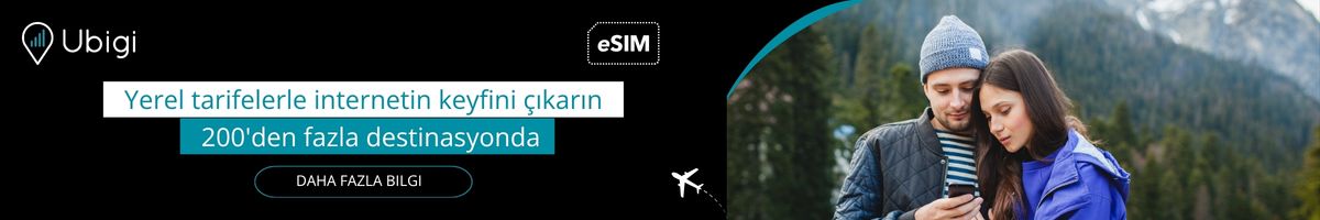 Ubigi eSIM ile seyahatiniz boyunca bağlantıda kalın