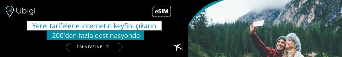 Ubigi eSIM ile seyahatiniz boyunca bağlantıda kalın