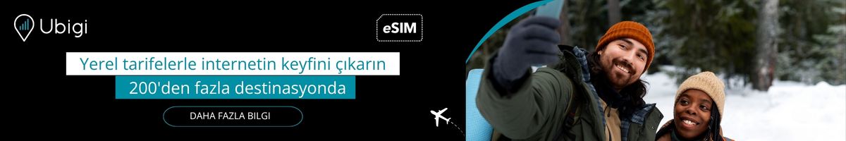 Ubigi eSIM ile seyahatiniz boyunca bağlantıda kalın