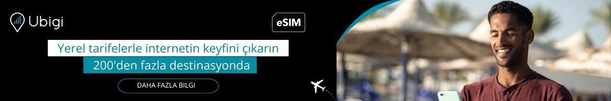 Ubigi eSIM ile seyahatiniz boyunca bağlantıda kalın